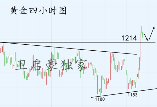 卫启豪:10.12黄金多头一路高歌猛进,一夜翻仓尽享一世繁华
